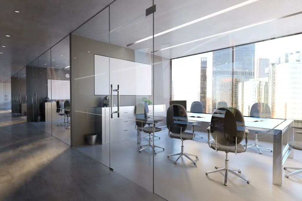 Foto de Divisones de Oficinas con cristal